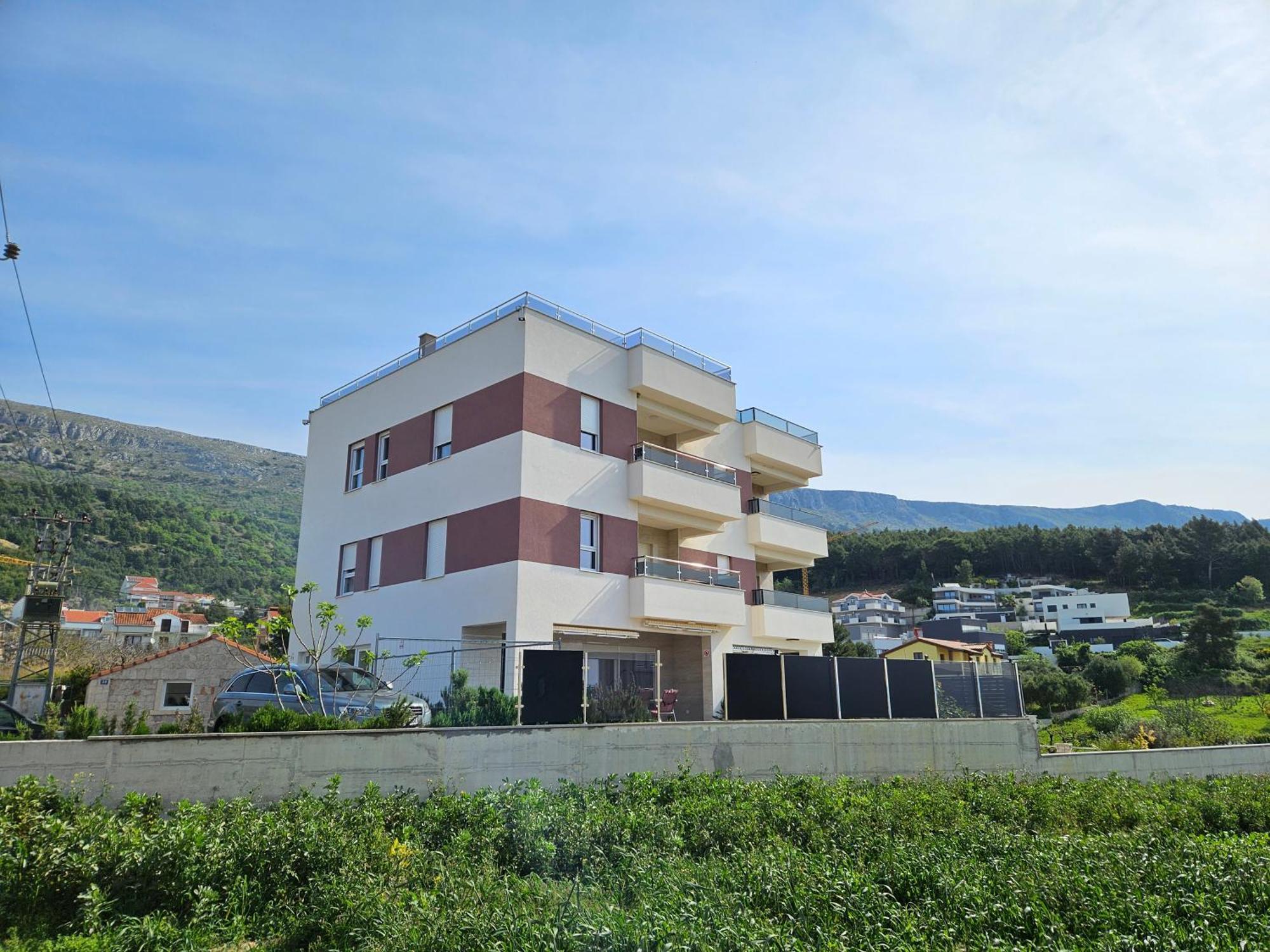 Modern Villa With Jacuzzi, Beautiful Sea View, Near Split! Villa 36A Podstrana Ngoại thất bức ảnh